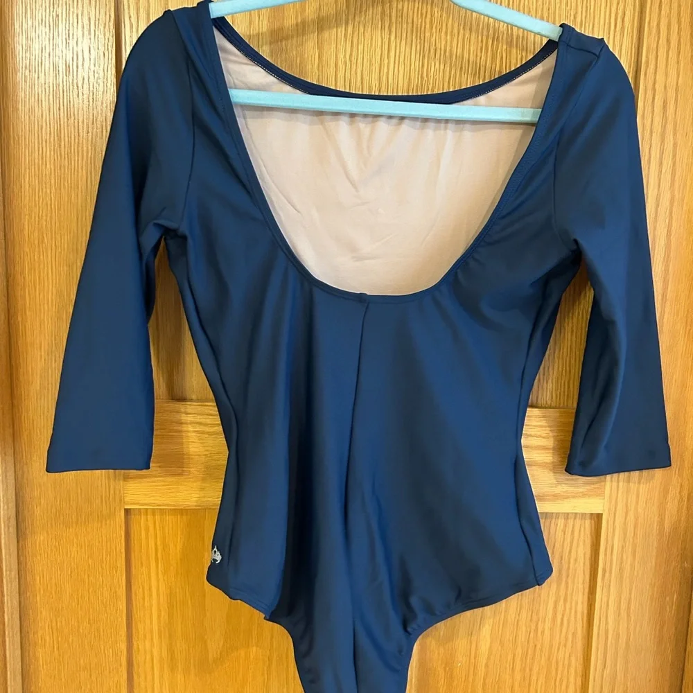 NWOT Navy Blue Mariia Ballet Leotard Adult XL - Picture 2 of 4